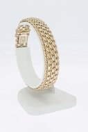 18 Karat Gold Retro Armband - 18,9 cm