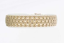 18 Karat Gold Retro Armband - 18,9 cm