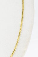 14 Karat Panzer Halskette Gelbgold - 66,8 cm