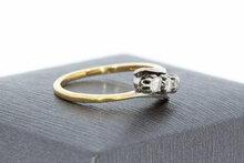 14 Karat Gold Diamant Ring - 16,5 mm