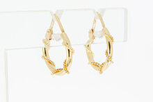 Damen Creolen 18 Karat Gold - 1,4 cm