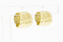 Kurvenreiche 585 Gold Creolen - 1,8 cm