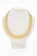 18 Karaat gouden Staafjes Collier - 45,9 cm