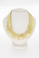 Cleopatra Collier 14 Karaat goud - 42,2 cm