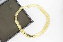 Cleopatra Collier 14 Karaat goud - 42,2 cm