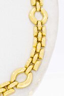 18 Karaat geelgouden Collier met staafjes - 43,5 cm