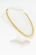18 Karat Gold St&auml;bchenkette - 42,4 cm