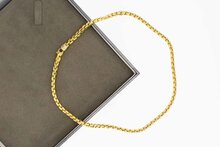 18 Karat Gold St&auml;bchenkette - 42,4 cm