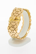 Brede 18 Karaat goudarmband - 19,9 cm
