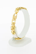 Flaches Koenigsarmband 750 Gold - 20,9 cm