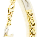 K&ouml;nigs Herren Armband 585 Gold - 24,4 cm