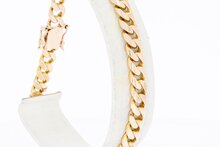 Gourmet armband 18 Karaat goud - 21,3 cm