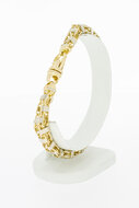 14 Karat Gold K&ouml;nigsarmband - 23,9 cm