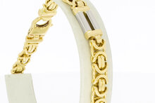 K&ouml;nigsarmband 14 Karat Gold - 22,5 cm