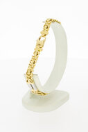 K&ouml;nigsarmband 14 Karat Gold - 22,5 cm