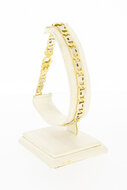 18 Karat Bicolor-Gold K&ouml;nigsarmband - 23,7 cm