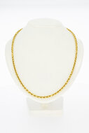 18 Karat Gold Kordelkette - 71,5 cm