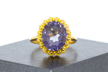 Vintage 18 Karat Gold Ring Damen - Ringgr&ouml;&szlig;e 59