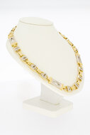 18 Karat Bicolor-Gold K&ouml;nigskette Magnum Herren - 66,3 cm