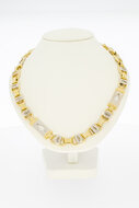 18 Karat Bicolor-Gold K&ouml;nigskette Magnum Herren - 66,3 cm