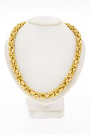 18 Karat Gold Byzantinische K&ouml;nigskette - 47,1 cm