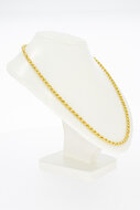 18 Karat Gold Kordelkette - 52,4 cm