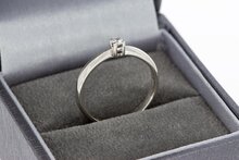 18 Karat Gold Solit&auml;rring Damen mit Diamant - Ringgr&ouml;&szlig;e 52