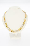 18 Karat Gold Figarokette Herren - 71,3 cm