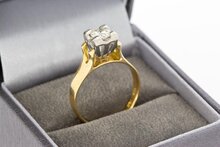 18 Karat Gold Solit&auml;rring mit Diamant - Ringgr&ouml;&szlig;e 55, 3,9 g