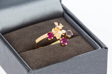 585 Gold Ring Damen mit Saphir - Ringgr&ouml;&szlig;e 55, 2,8 g