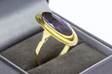 Vintage 585 Gold Ring mit Amethyst - Ringgr&ouml;&szlig;e 62, 5,5 g