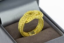 18 Karat Gold Statement-Ring Damen - Ringgr&ouml;&szlig;e 55