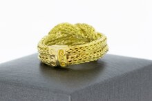 18 Karat Gold Statement-Ring Damen - Ringgr&ouml;&szlig;e 55