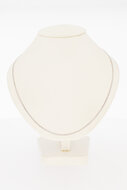 18 Karat Wei&szlig;gold Fantasiekette Damen - 50,7 cm