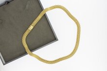 18 Karat Gold Gliederkette - 47,5 cm