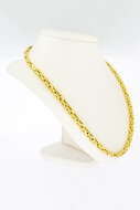 585 Gold Byzantinische K&ouml;nigskette Herren - 75,5 cm