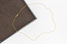 585 Gold Geflochtene Kette Damen - 50 cm