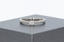 9 Karat Gold Ring Damen mit Diamant 0,09 ct - Ringgr&ouml;&szlig;e 50