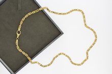 585 Gold Byzantinische K&ouml;nigskette Herren - 60,5 cm