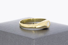 585 Gold Solit&auml;rring mit Diamant 0,20 ct - Ringgr&ouml;&szlig;e 57