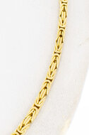 585 Gold Byzantinische K&ouml;nigskette Herren - 61,9 cm