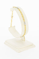 Ankerarmband 585 Bicolor-Gold - 20,7 cm, 3,6 g