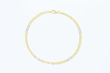 Ankerarmband 585 Bicolor-Gold - 20,7 cm, 3,6 g