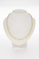 585 Bicolor-Gold St&auml;bchenkette - 45,3 cm