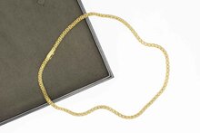 585 Gold Gliederkette - 45,4 cm, 15 g