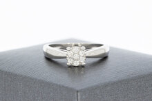 9 Karat Gold Damen Ring mit Diamant 0,07 ct - Ringgr&ouml;&szlig;e 50