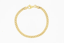 585 Gold Panzerarmband - 20,4 cm, 15,1 g