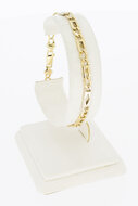 585 Bicolor-Gold K&ouml;nigsarmband - 20,4 cm