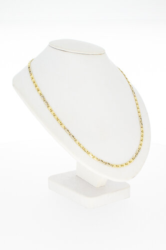 Falkenauge Goldkette 14 Karat - 43 cm