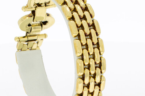 Stäbchen armband 14 Karat Gold - 19,8 cm